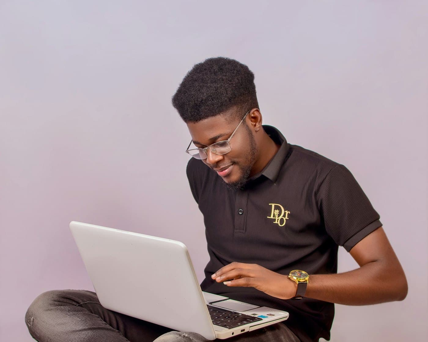 Engineer working on a laptop